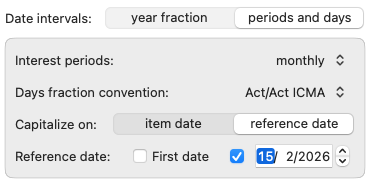 Simple interest option